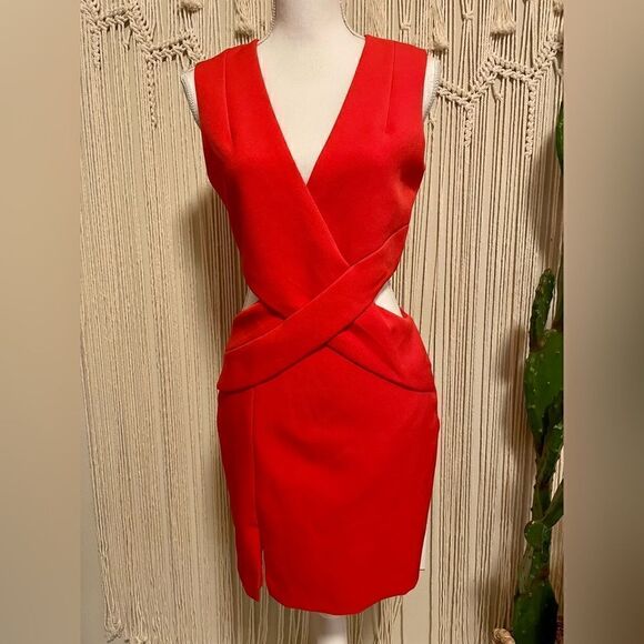 Kendall & Kylie Orange Mini Cut Out Dress - Picture 2 of 11